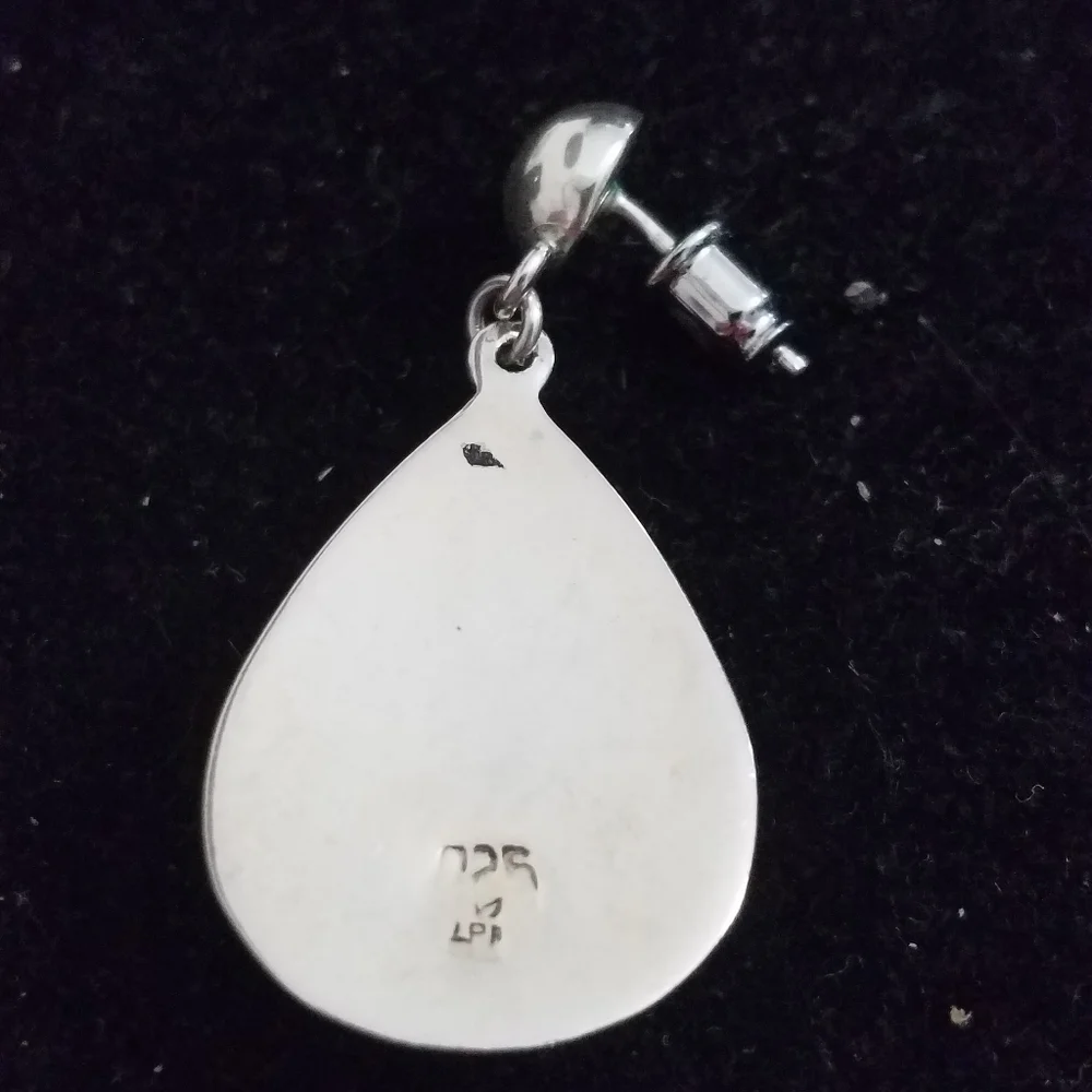925 Sterling Silver Teardrop Earrings
